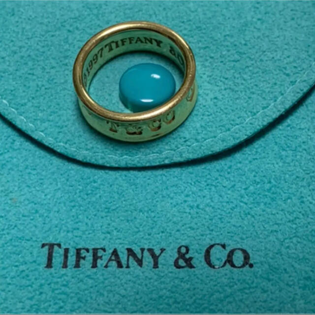Tiffany & Co. - ティファニー 1837 ナローリング K18YG【美品】