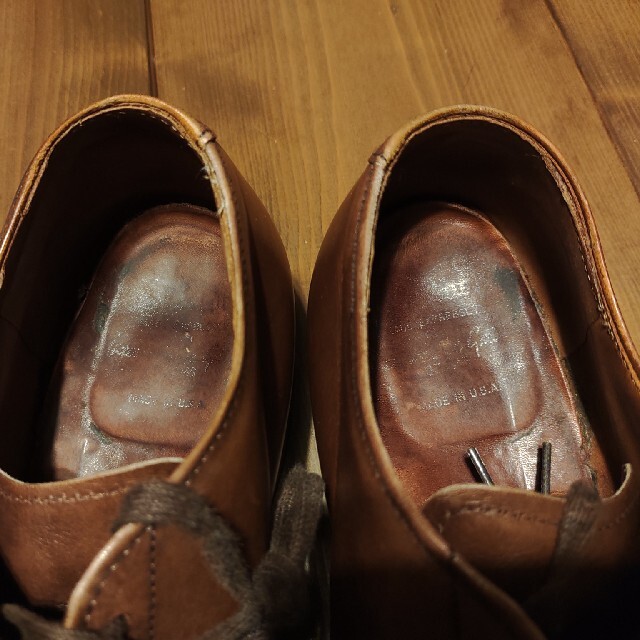 Alden(オールデン)のオールデン　ビームス別注　Vチップ　カーフ素材　ブラウン　サイズUS7 メンズの靴/シューズ(ドレス/ビジネス)の商品写真