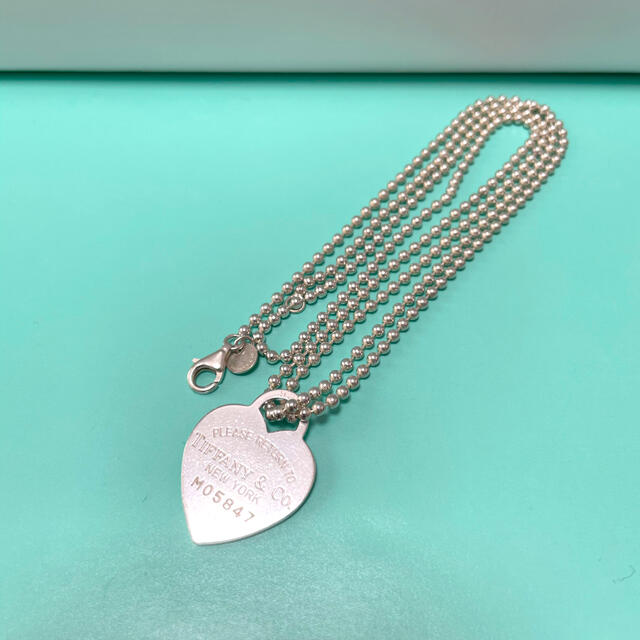 [美品]TIFFANY\u0026Co.リターントゥハートボールチェーン2WAYネックレス