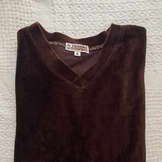 グリモワール(Grimoire)のcorduroy brown tops(カットソー(長袖/七分))