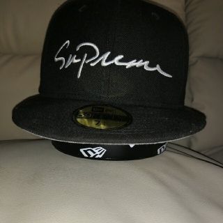 シュプリーム(Supreme)のSupreme NEW ERA CLASSIC Script キャップ ブラック(キャップ)