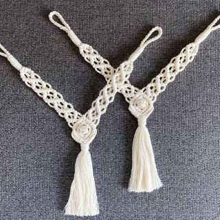 2本set*カーテンタッセル*macramé(その他)