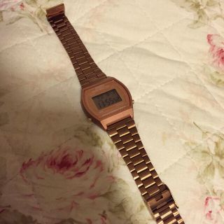 カシオ(CASIO)のCASIO ピンクゴールド(腕時計)