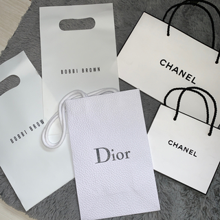 シャネル(CHANEL)のショップ袋　ショッパー　セット　Dior CHANEL BOBBI BROWN(ショップ袋)