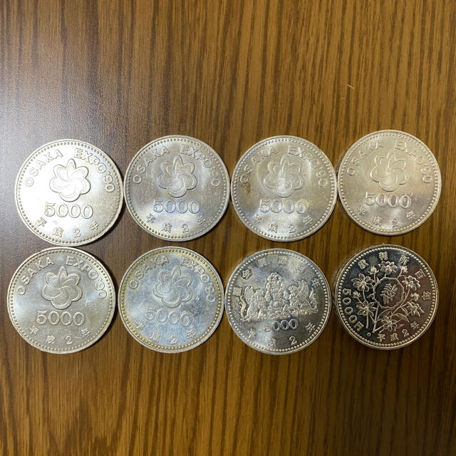 5000円銀貨 エンタメ/ホビーの美術品/アンティーク(貨幣)の商品写真