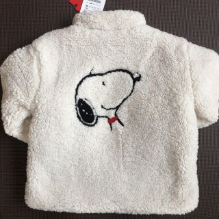 ザラキッズ(ZARA KIDS)のZARAKIDS☆新品タグ付 スヌーピーフリースアウター(ジャケット/上着)