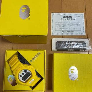 アベイシングエイプ(A BATHING APE)のAPE ×CASIO G-SHOCK DW-6900(腕時計(デジタル))