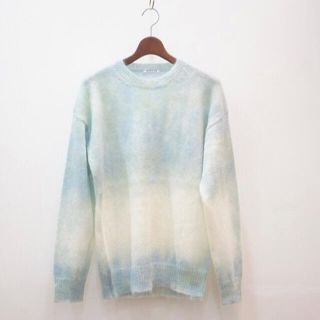 アンユーズド(UNUSED)のauralee super kid mohair tydye knit ニット(ニット/セーター)