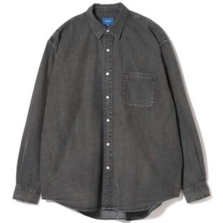 ビームス(BEAMS)のBEAMS デニム　シャツ　ビッグシルエット　ブラック(シャツ)