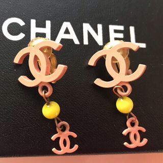 シャネル(CHANEL)のCHANEL シャネル　ピンク　イヤリング　03S(イヤリング)