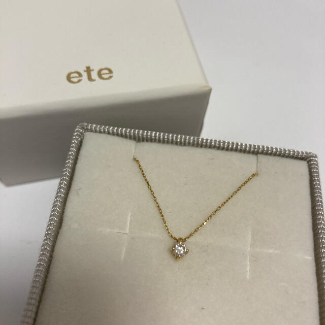 ete(エテ)のete k18ダイヤモンドネックレス レディースのアクセサリー(ネックレス)の商品写真