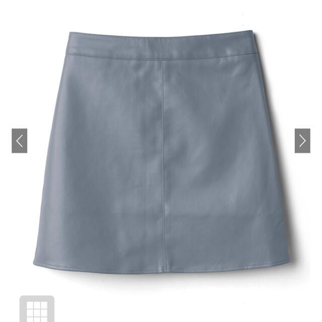 GRL(グレイル)のGRL レザーミニスカート ブルー レディースのスカート(ミニスカート)の商品写真