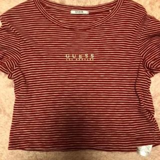 ゲス(GUESS)のGUESS ショート丈tシャツ(Tシャツ(半袖/袖なし))