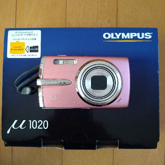 OLYMPUS(オリンパス)のOLYMPUSオリンパスデジタルカメラμ1020デジカメ スマホ/家電/カメラのカメラ(コンパクトデジタルカメラ)の商品写真