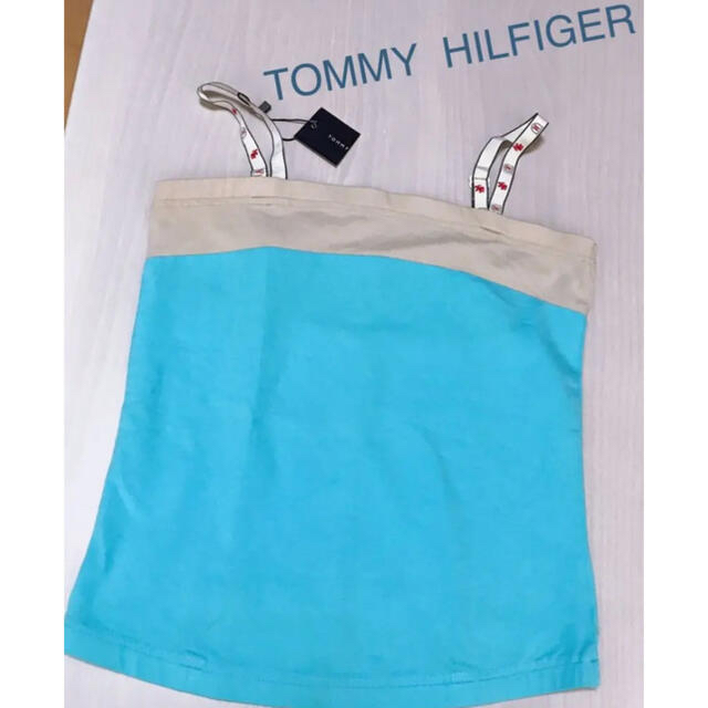 TOMMY HILFIGER(トミーヒルフィガー)のチリ様❤︎専用 水色キャミ L＆とろみグレーカットソーM レディースのトップス(キャミソール)の商品写真