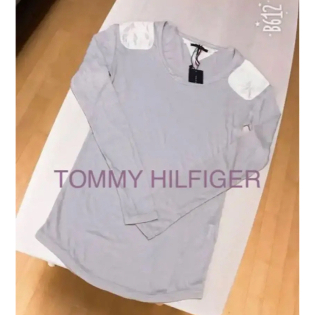 TOMMY HILFIGER(トミーヒルフィガー)のチリ様❤︎専用 水色キャミ L＆とろみグレーカットソーM レディースのトップス(キャミソール)の商品写真