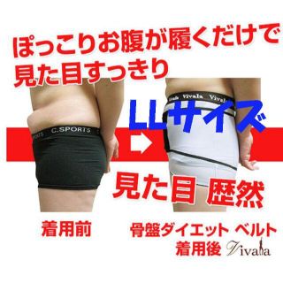 【グレー色】vivalaシリーズ　骨盤美腹ウォーカー　LLサイズ(エクササイズ用品)