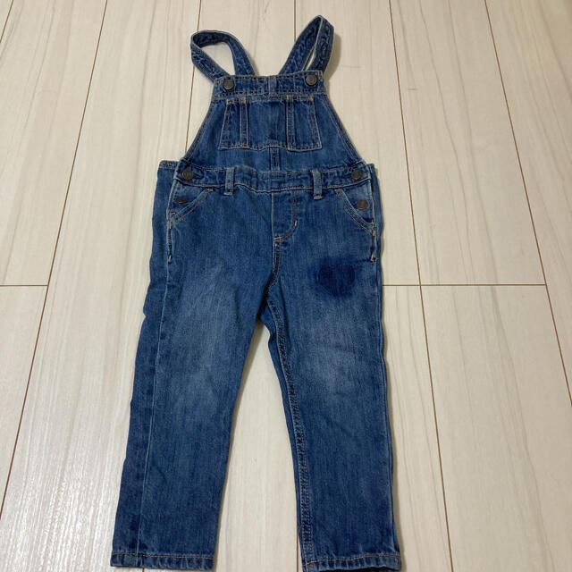 babyGAP(ベビーギャップ)のベビーGAP デニムオールインワン キッズ/ベビー/マタニティのキッズ服女の子用(90cm~)(パンツ/スパッツ)の商品写真