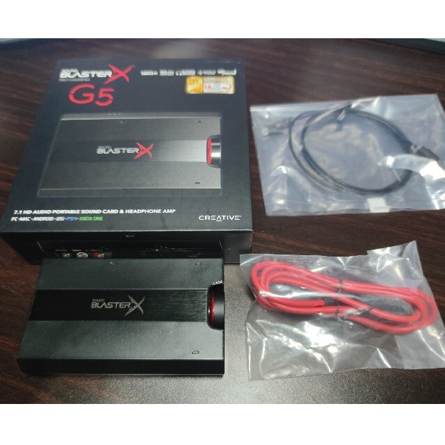 CREATIVE RECREATION(クリエイティブリクリエーション)のSound BlasterX G5 スマホ/家電/カメラのPC/タブレット(PC周辺機器)の商品写真