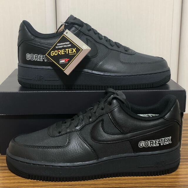 新品 Nike エアフォース1 Low ゴアテックス 黒 27.5cm