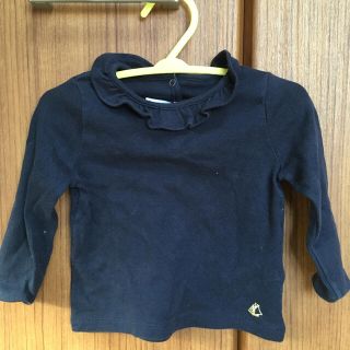 プチバトー(PETIT BATEAU)の【プチバトー】長袖Tシャツ　74㎝(シャツ/カットソー)