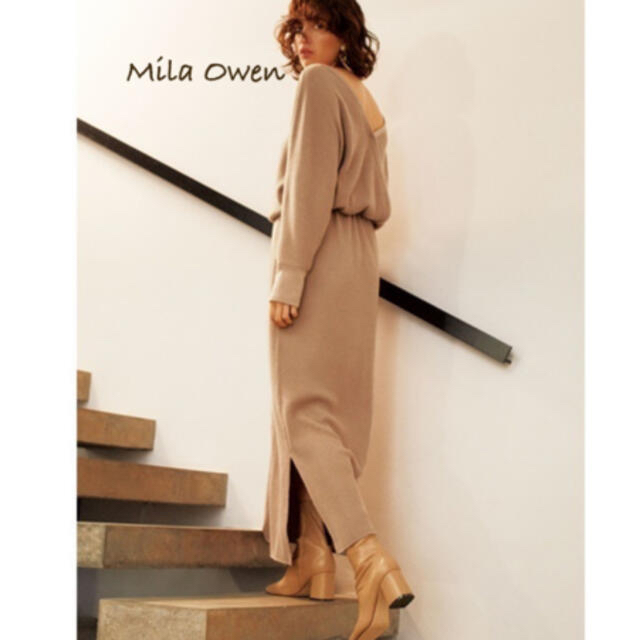 Mila Owen(ミラオーウェン)の【いぬ様専用】ミラオーウェン　ワンピース レディースのワンピース(ロングワンピース/マキシワンピース)の商品写真