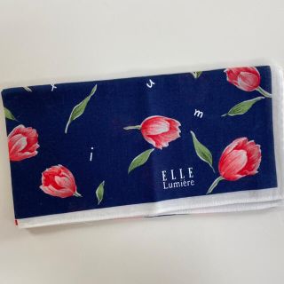 エル(ELLE)のハンカチ　エル　ELLE 花柄　チューリップ柄　新品未使用(ハンカチ)