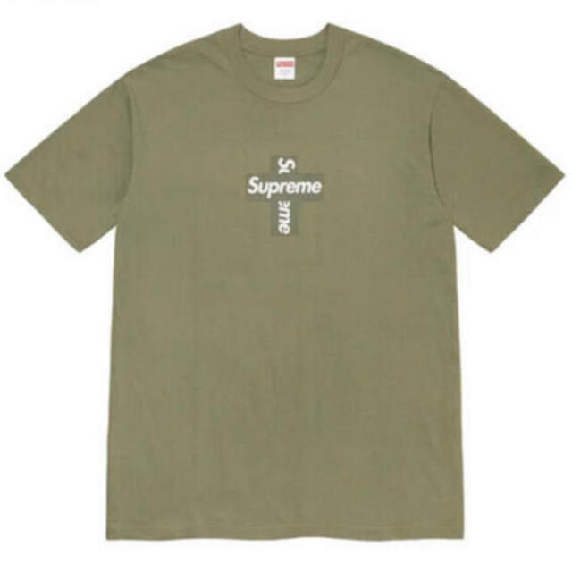 Supreme Cross Box Logo Tee Light Olive