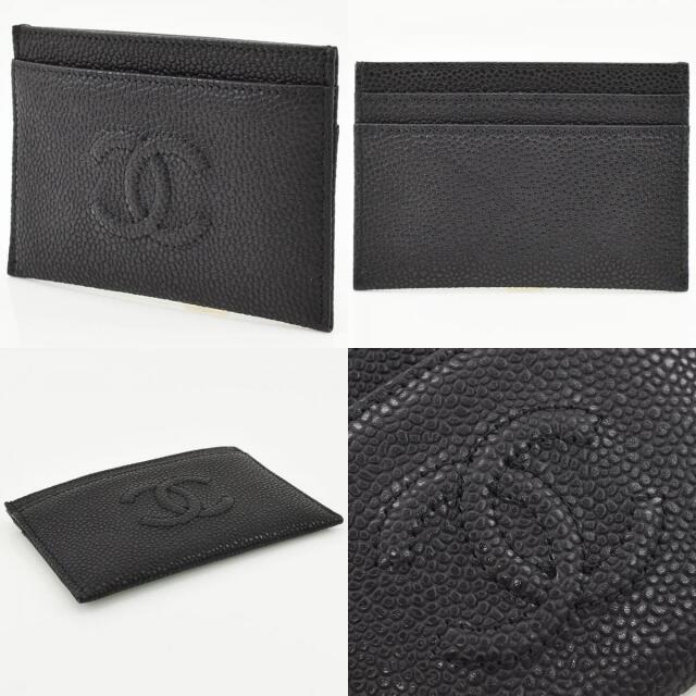 CHANEL(シャネル)のシャネル ココマーク カードケース パスケース 美品 お洒落 通勤 仕事 名刺入 レディースのファッション小物(パスケース/IDカードホルダー)の商品写真