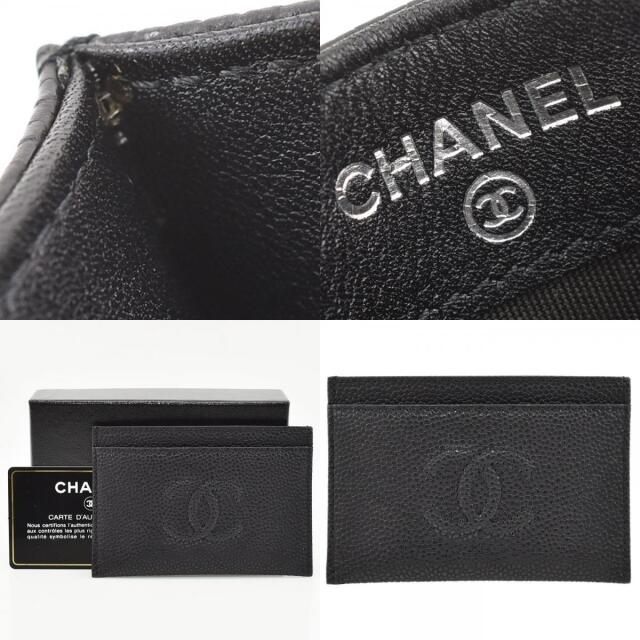 CHANEL(シャネル)のシャネル ココマーク カードケース パスケース 美品 お洒落 通勤 仕事 名刺入 レディースのファッション小物(パスケース/IDカードホルダー)の商品写真