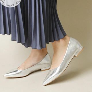 ランダ(RANDA)の【美品】ランダ RANDA 【ストレスフリー】ポインテッドトゥローヒールパンプス(ハイヒール/パンプス)