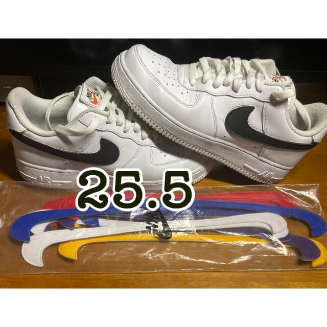 NIKE(ナイキ)のエアフォース1 スウッシュパック白AIR FORCE 1 SWOOSH PACK メンズの靴/シューズ(スニーカー)の商品写真