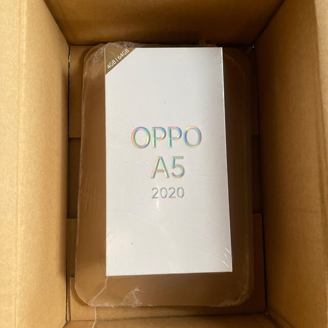 【新品未開封】OPPO A5 2020 ブルー　4GB/64GB SIMフリー