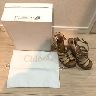 クロエ(Chloe)のChloe クロエ　ウェッジサンダル　36.5(サンダル)