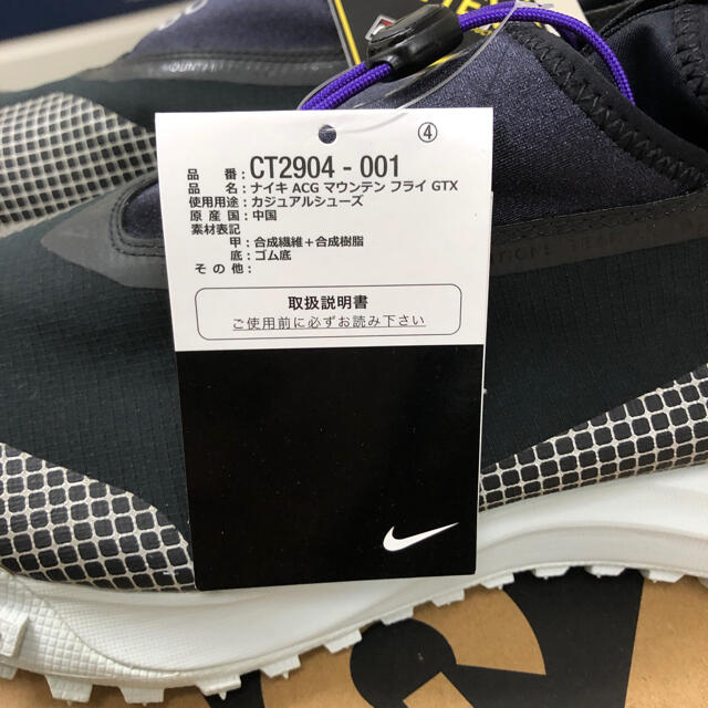 NIKE(ナイキ)のナイキ　マウンテンフライ　GORE-TEX メタリックシルバー メンズの靴/シューズ(スニーカー)の商品写真