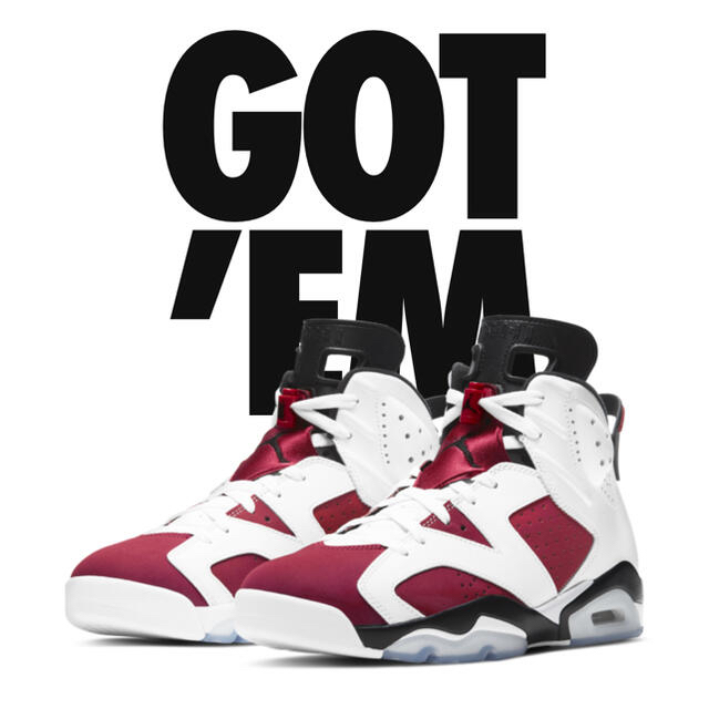 NIKE AIR JORDAN 6  Carmine ジョーダン 6 カーマイン