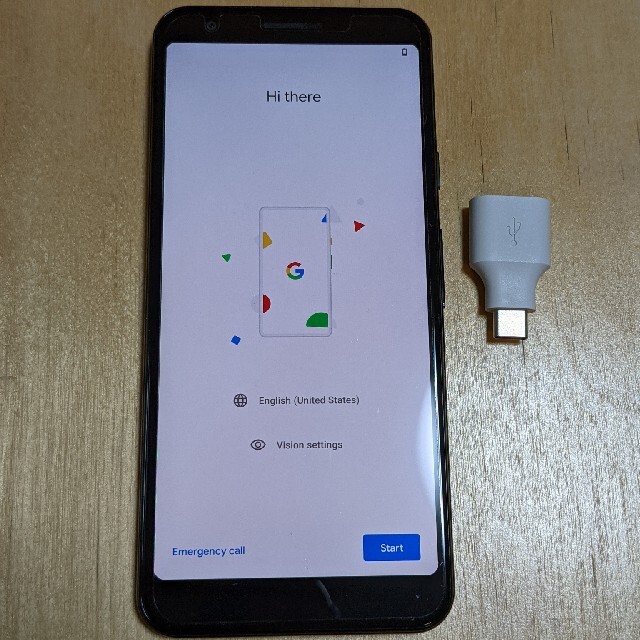 スマートフォン/携帯電話Google pixel3a シムフリースマホ