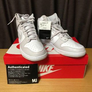 ナイキ(NIKE)のNIKE DUNK HIGH RETRO VAST GREY 30 cm 新品(スニーカー)