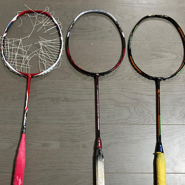 YONEX(ヨネックス)のラケットセット　ジャンク品 スポーツ/アウトドアのスポーツ/アウトドア その他(バドミントン)の商品写真