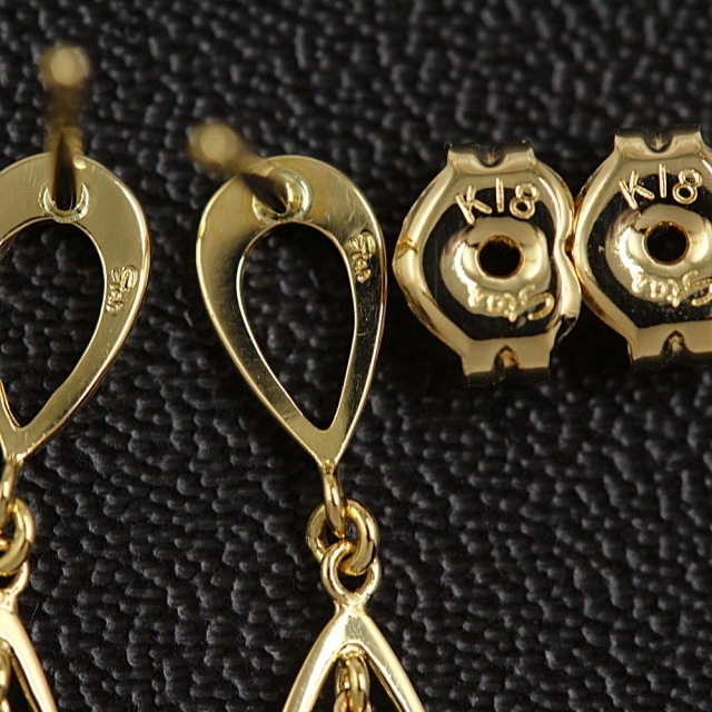 STAR JEWELRY - スタージュエリー TEAR dangle PIERCE プレーン ピアス