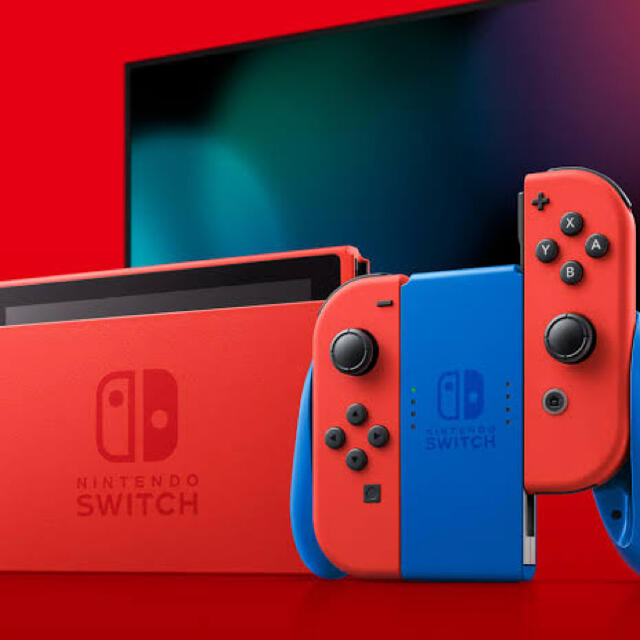 ゲームソフト/ゲーム機本体Nintendo Switch マリオレッド×ブルー セット