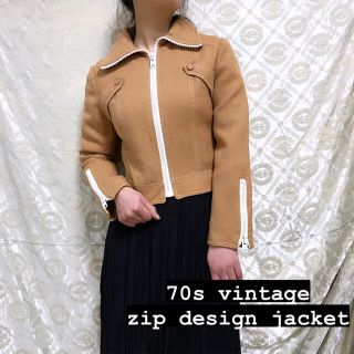 デプト(DEPT)の70s vintage zip design jacket ショート丈(その他)