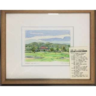 【新品】水彩画　曽根崎　浩二(絵画/タペストリー)