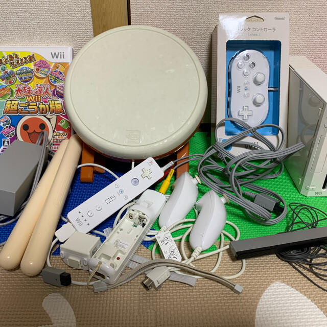 wii 本体＋太鼓の達人超ごうか版＋wii fit セット