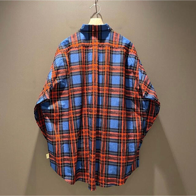 BEAMS SSZ NEIL SHIRT BLUE CHECK M シャツ