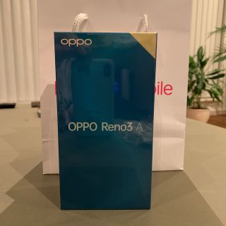 オッポ(OPPO)のOPPO Reno3　A　128GB ブラック(スマートフォン本体)