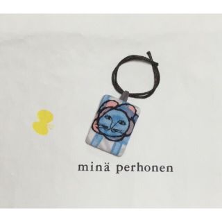 ミナペルホネン(mina perhonen)のlookブルー II   ミナペルホネン　ハンドメイド　チャーム　キーホルダー(チャーム)