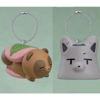 グッドスマイルカンパニー(GOOD SMILE COMPANY)のタヌキとキツネ 和スイーツ ２つセット(キャラクターグッズ)