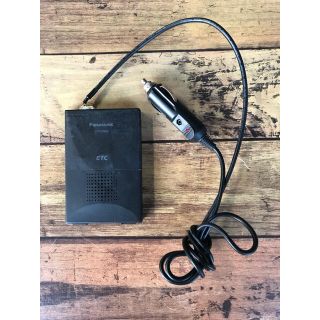 軽自動車登録 一体型 ETC シガー電源 Panasonic CY-ET800D Panasonic - 軽登録!シガー電源 一体型ETC車載器 CY-ET800D