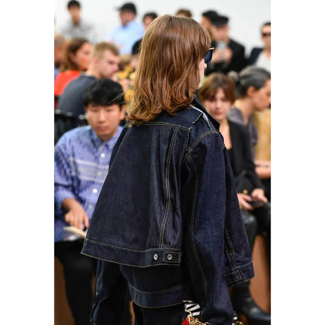 サイズ 2 SACAI 20SS レイヤードデニムジャケット-